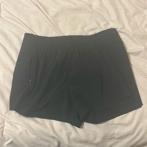 black athleta shorts